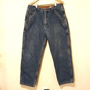 Vintage Duluth Trading Company carpenter jeans 36x30 fleece lined